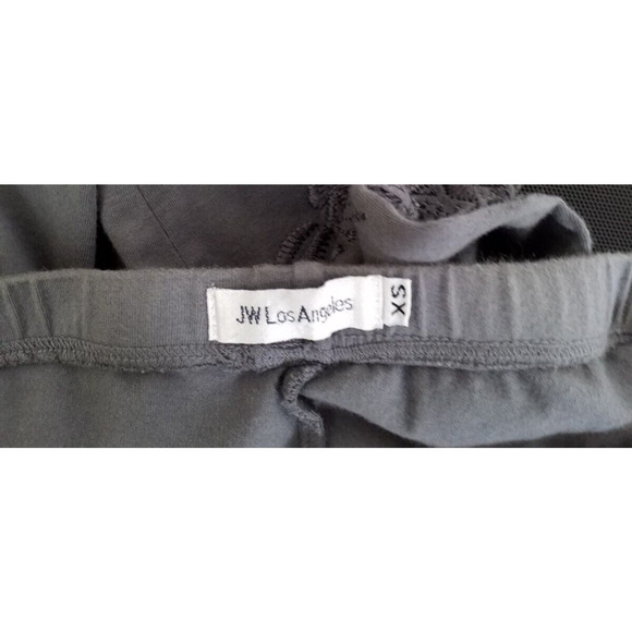 Johnny Was JW Los Angeles Womens Gray Embroidered Leggings XS Boho Coquette - Picture 6 of 7